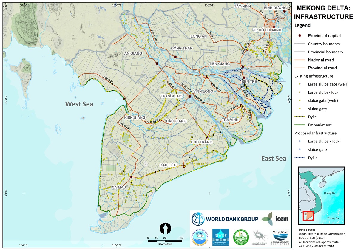 ICEM Delta Maps Infrastructure - MKD A3 Infrastructure 