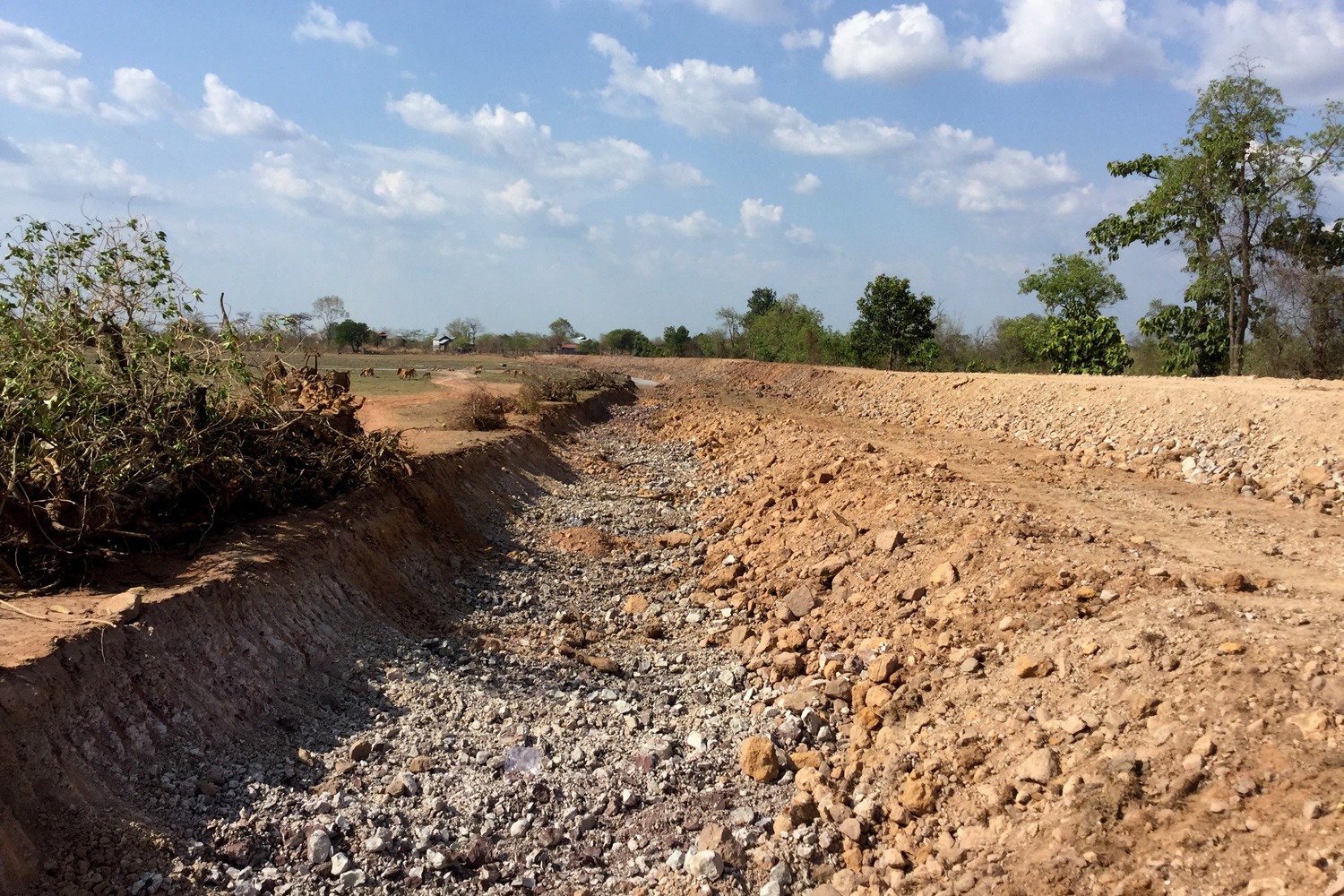 Irrigation dam, Koh Neak District, Mondulkiri