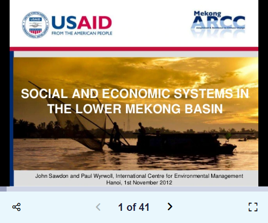 Climate Change Impact and Vulnerability Assessment for Socio-Economics of LMB