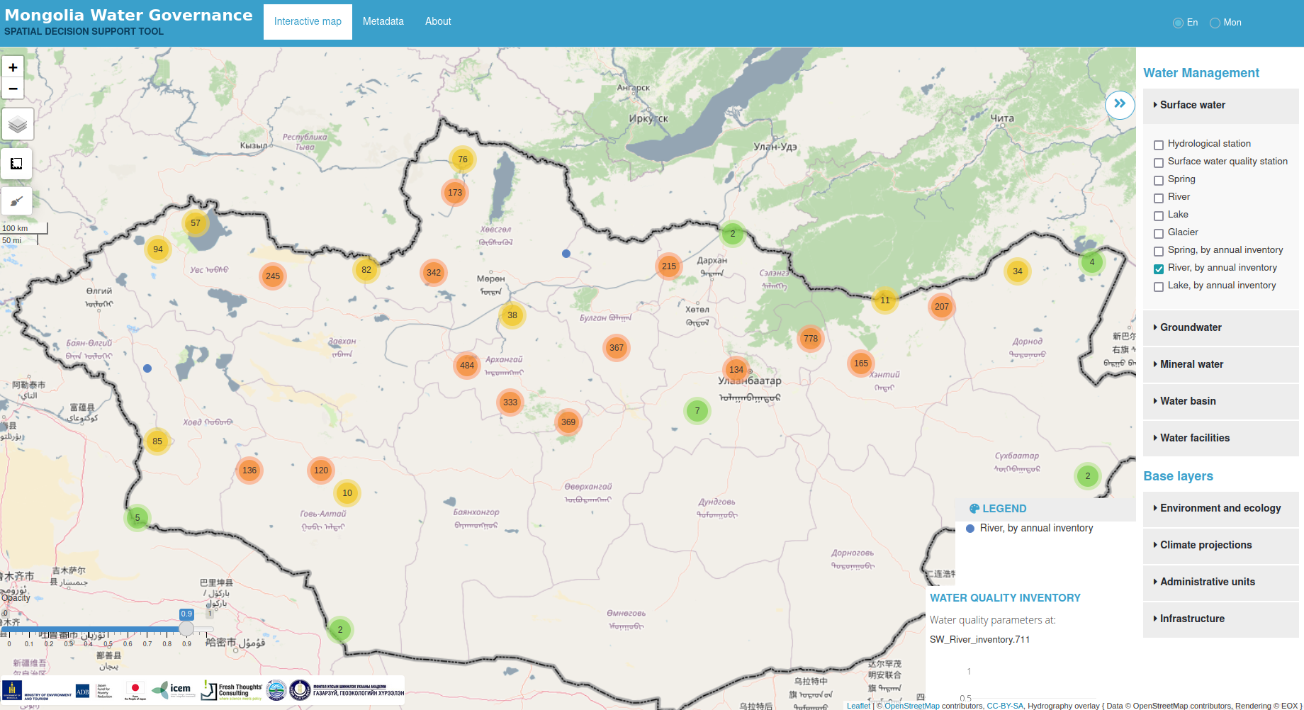 Mongolia Water Governance – Spatial Decision Support Tool