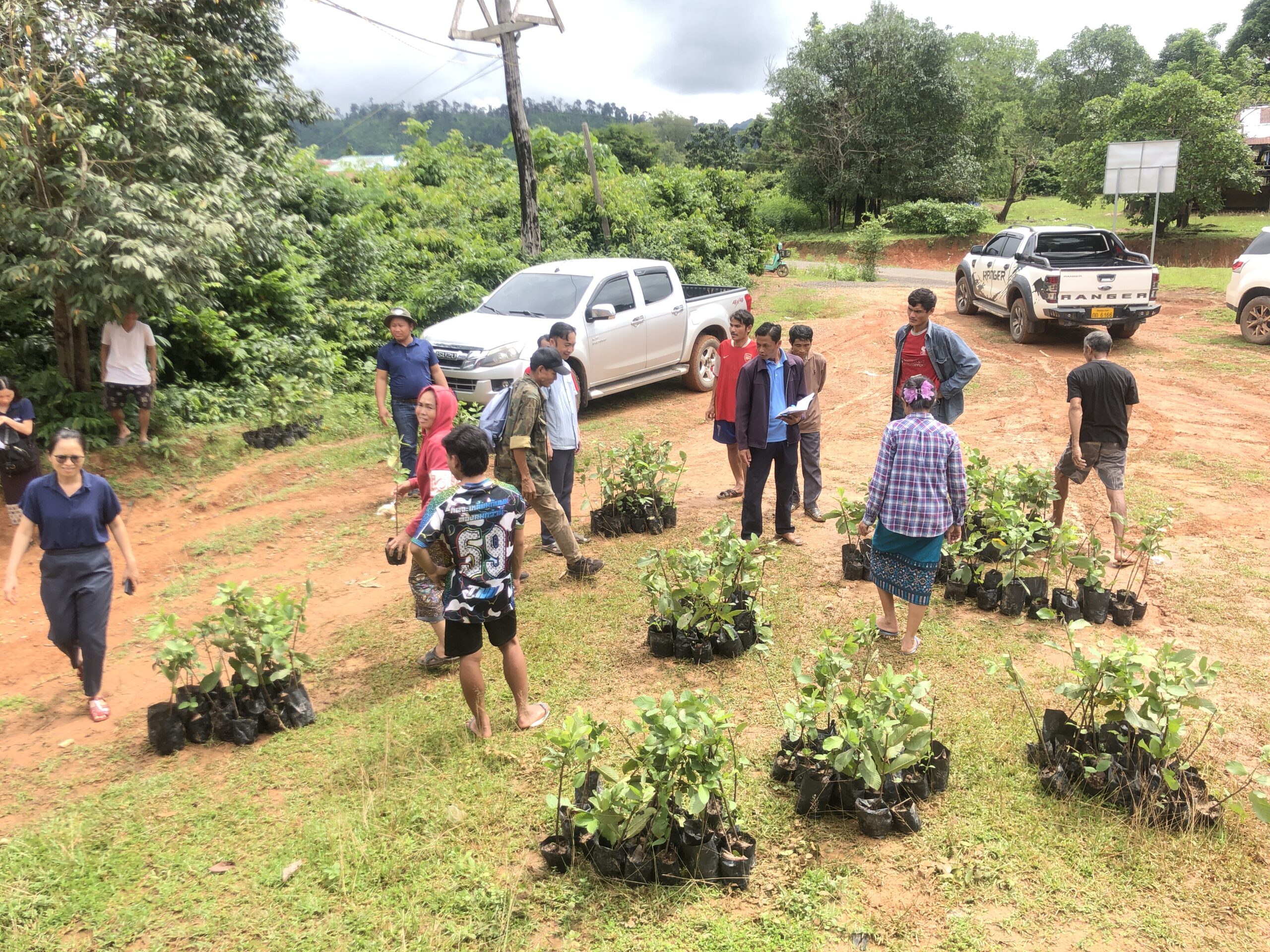 First planting launches model farms in Lao village bordering UNESCO natural heritage site